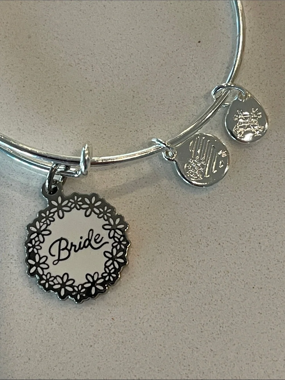 Alex and Ani | NEW shiny silvertone Bride bracelet